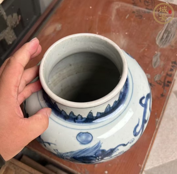 古玩陶瓷青花罐真品鑒賞圖