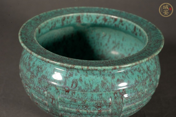 古玩陶瓷爐鈞釉香爐真品鑒賞圖