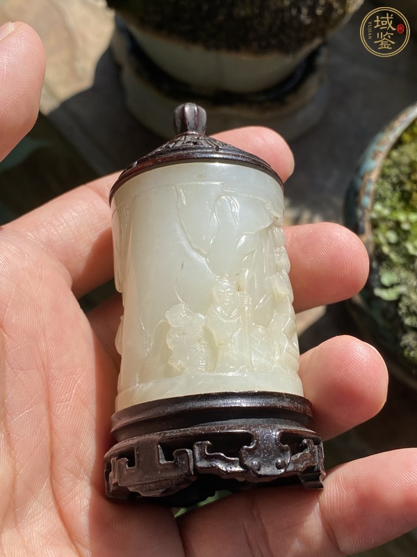 古玩玉桶型件真品鑒賞圖