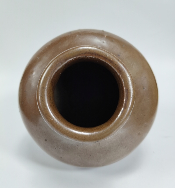 古玩陶瓷清早期-紫金釉撇口罐拍賣，當(dāng)前價格1699元