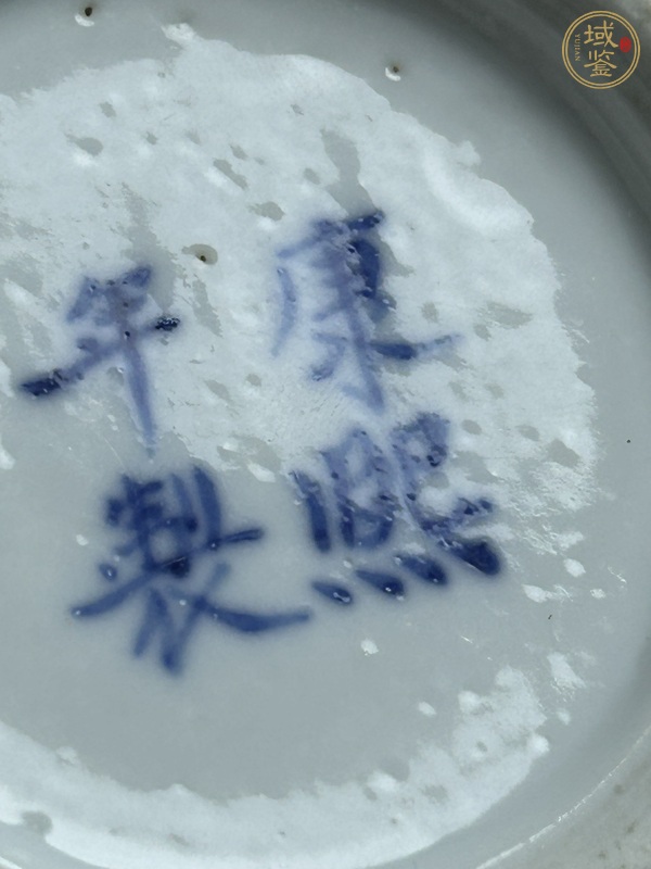 古玩陶瓷清晚·青花人物故事紋象耳瓶 真品鑒賞圖