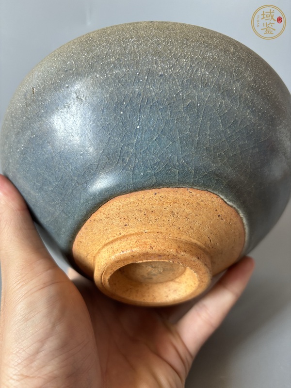 古玩陶瓷鈞窯青釉大碗真品鑒賞圖