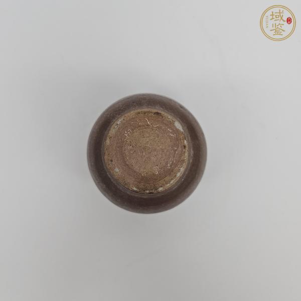 古玩陶瓷紫金釉/醬釉小罐真品鑒賞圖