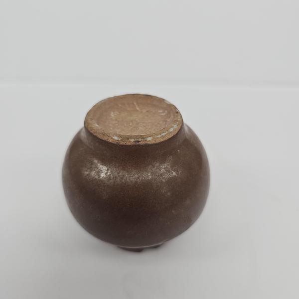 古玩陶瓷紫金釉/醬釉小罐拍賣，當前價格600元