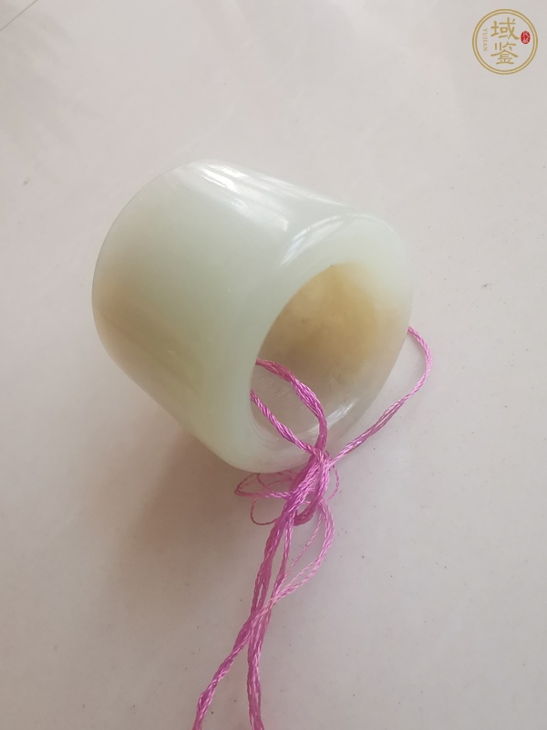 古玩玉器和田玉扳指真品鑒賞圖