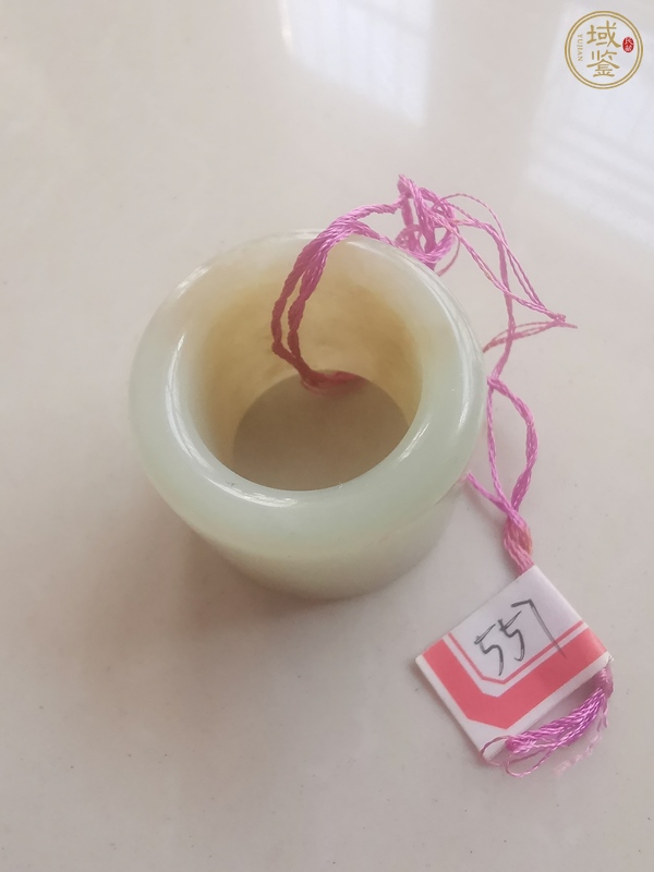古玩玉器和田玉扳指真品鑒賞圖