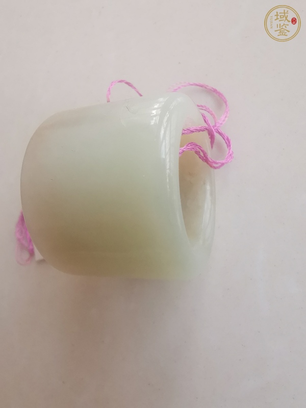 古玩玉器和田玉扳指真品鑒賞圖