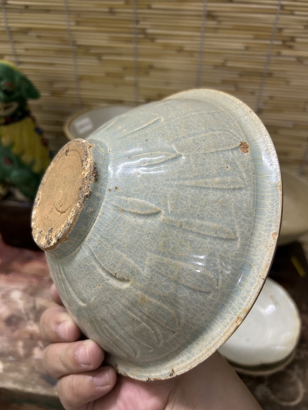 古玩陶瓷宋代刻花碗拍賣，當前價格600元