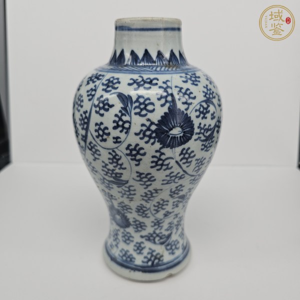 古玩青花瓶真品鑒賞圖