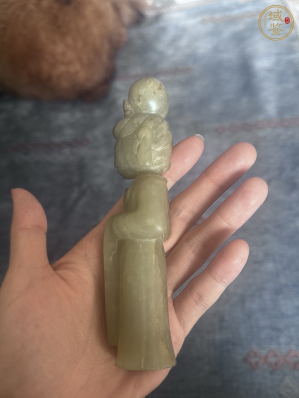 古玩玉器和田玉雕“仕女”真品鑒賞圖