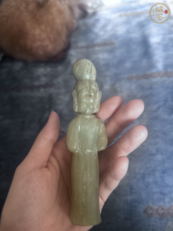 古玩玉器和田玉雕“仕女”真品鑒賞圖