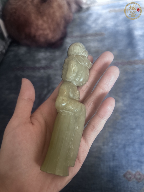 古玩玉器和田玉雕“仕女”真品鑒賞圖