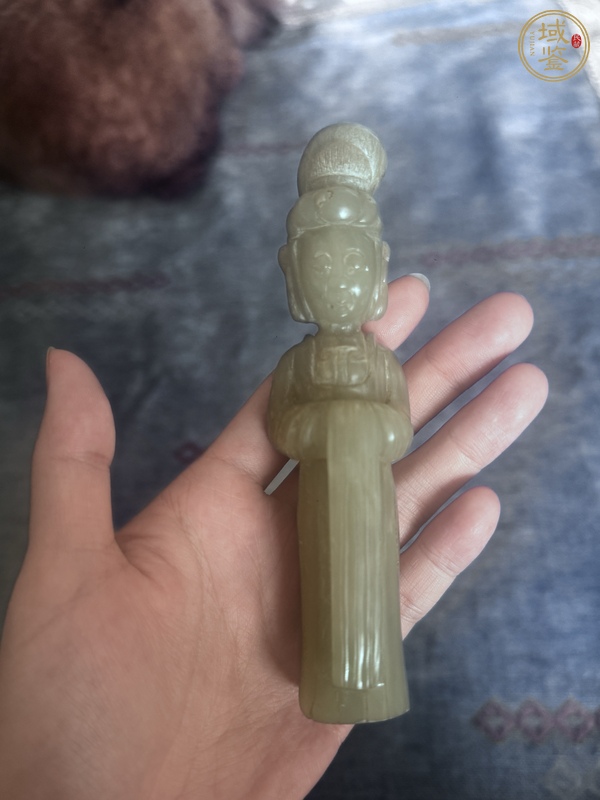 古玩玉器和田玉雕“仕女”真品鑒賞圖