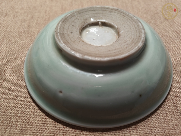古玩陶瓷日本明治仿龍泉水洗真品鑒賞圖