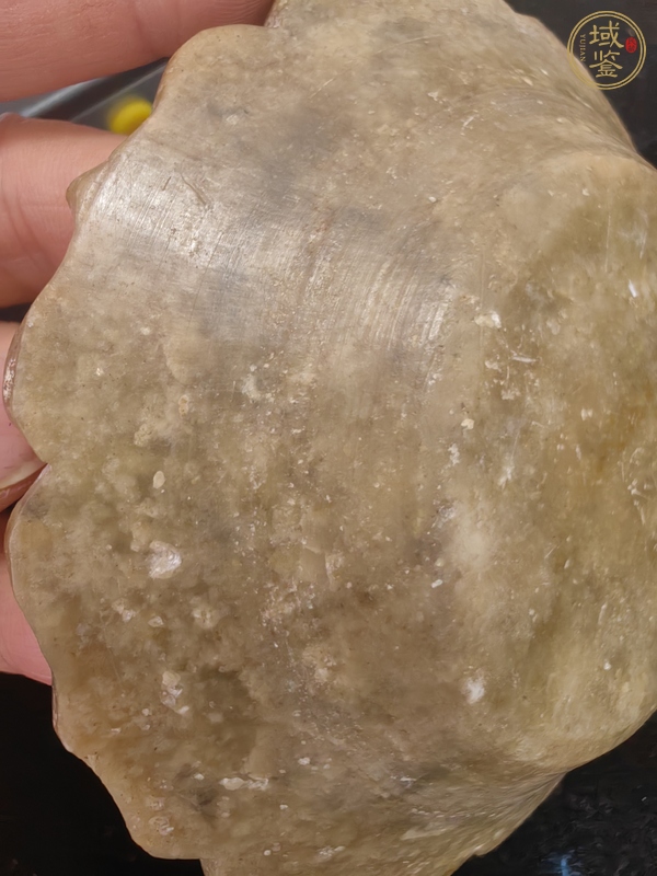 古玩玉器仿古玉盤真品鑒賞圖
