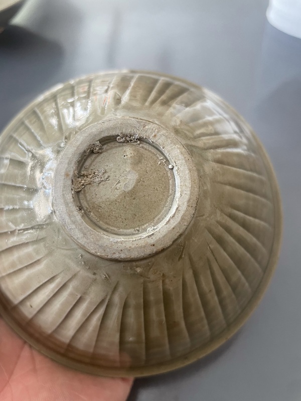 古玩陶瓷耀州窯海水游魚盞拍賣，當前價格32000元