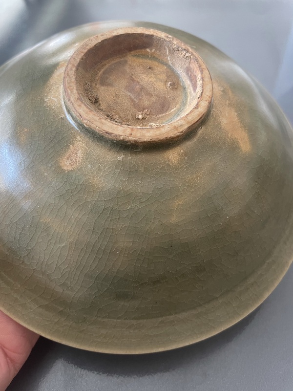 古玩陶瓷耀州窯分組花卉紋盤拍賣，當前價格16000元