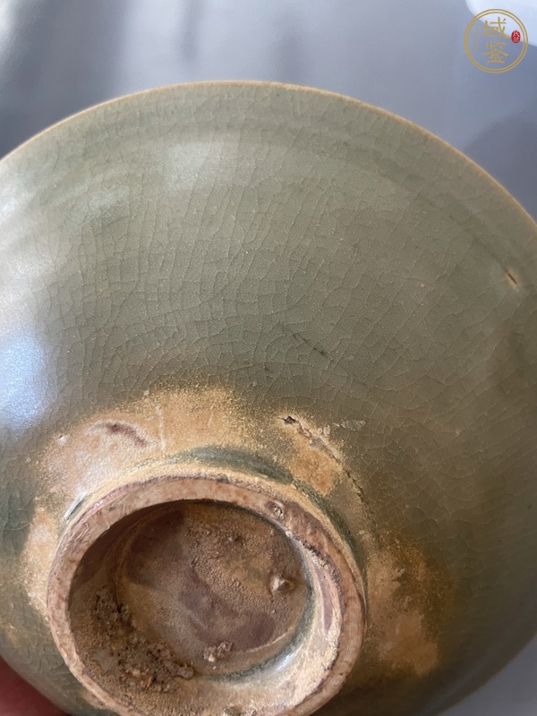 古玩陶瓷耀州窯分組花卉紋盤真品鑒賞圖