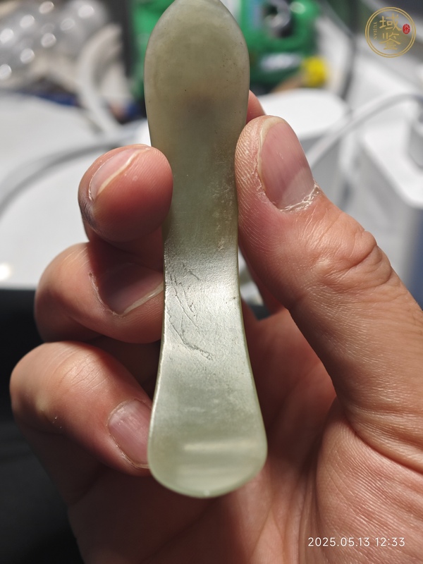 古玩玉器和田玉發(fā)簪真品鑒賞圖