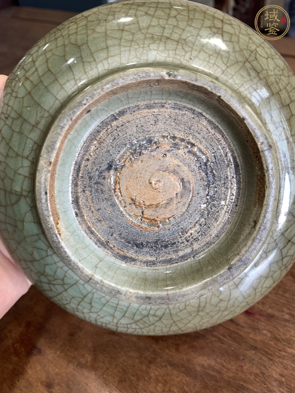 古玩青釉洗真品鑒賞圖