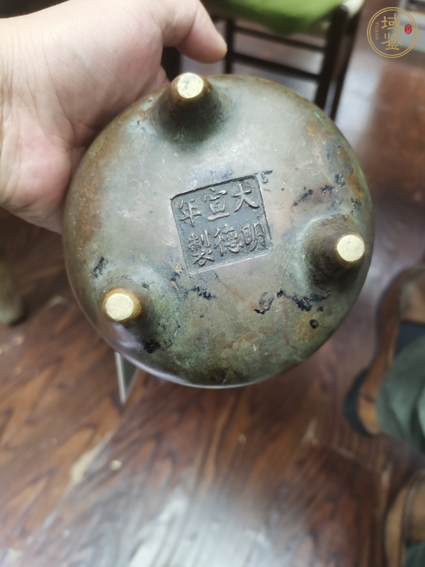 古玩銅器爐真品鑒賞圖