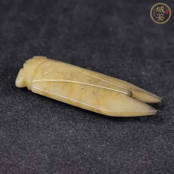 古玩玉器仿古玉蟬真品鑒賞圖