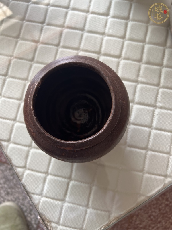 古玩陶瓷醬釉罐真品鑒賞圖