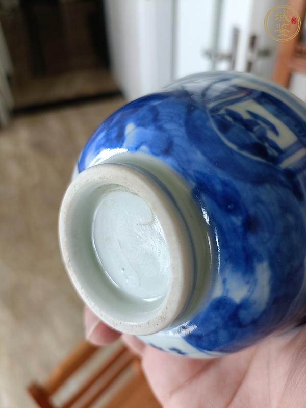 古玩陶瓷民國青花杯真品鑒賞圖