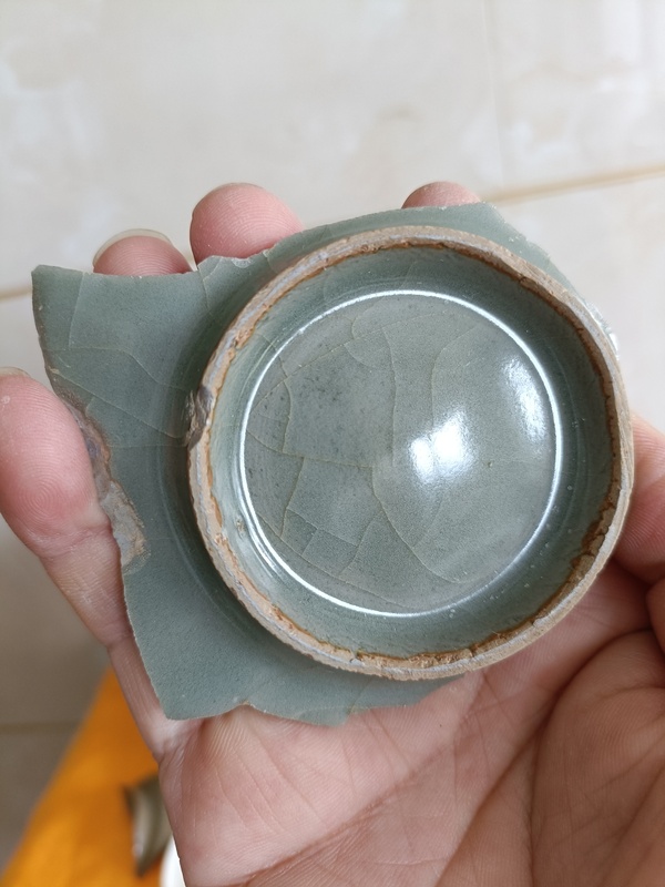 古玩陶瓷南宋龍泉官窯大片整底標(biāo)本拍賣，當(dāng)前價(jià)格666元