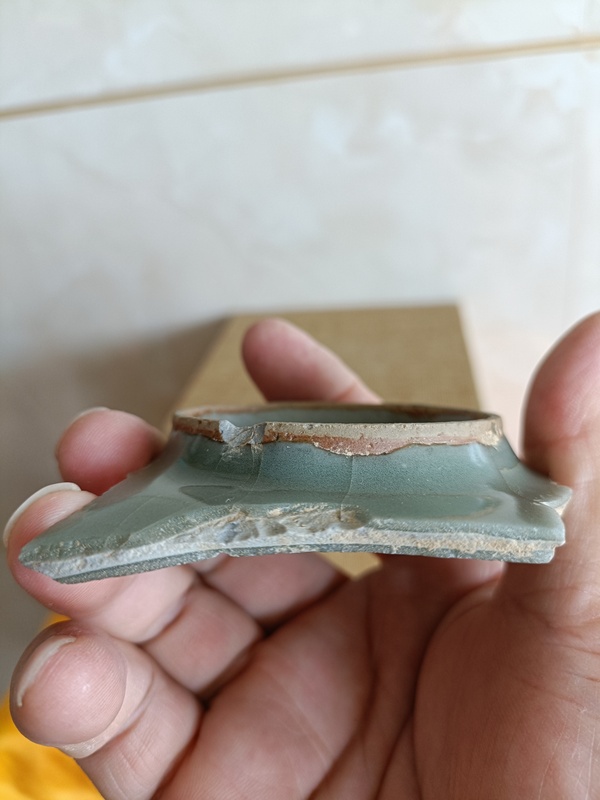 古玩陶瓷南宋龍泉官窯大片整底標(biāo)本拍賣，當(dāng)前價(jià)格666元