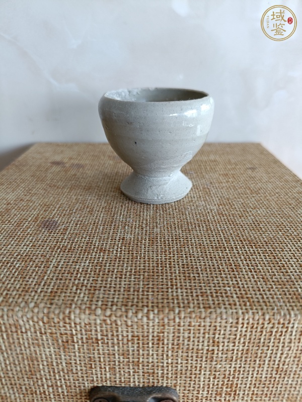 古玩陶瓷青白釉高足杯真品鑒賞圖