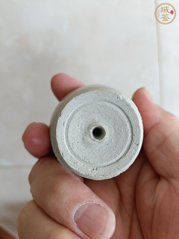古玩陶瓷青白釉高足杯真品鑒賞圖
