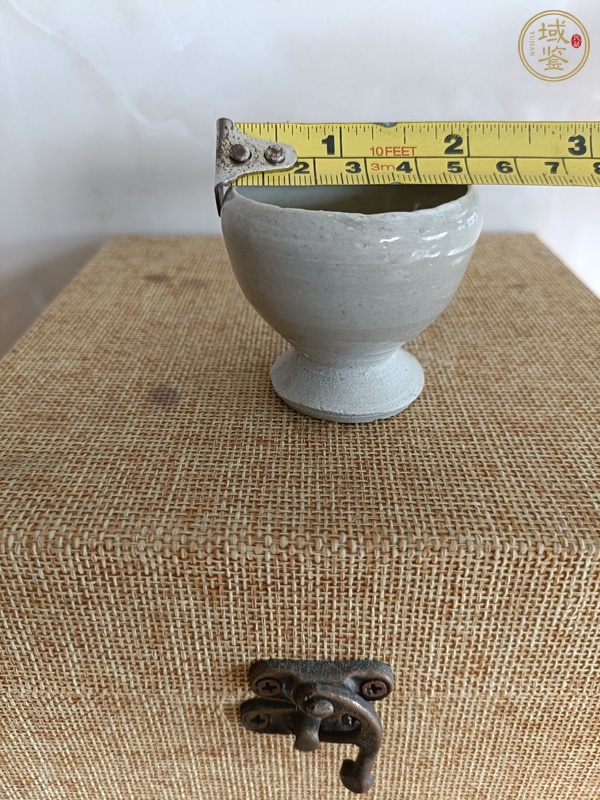 古玩陶瓷青白釉高足杯真品鑒賞圖
