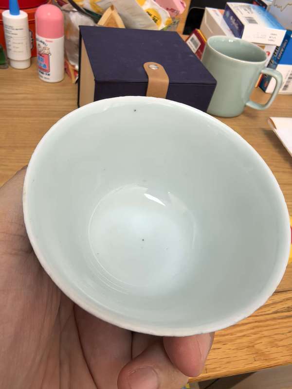 古玩陶瓷明嘉靖青花杯拍賣，當前價格6980元