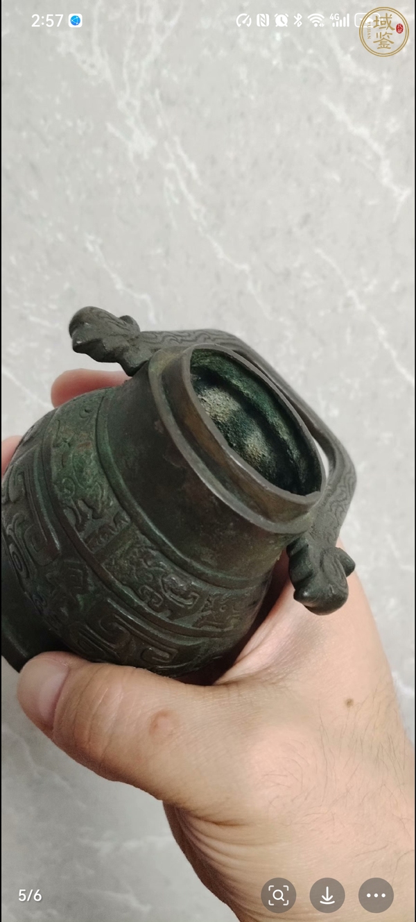 古玩提梁壺真品鑒賞圖