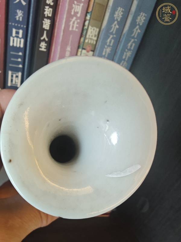 古玩陶瓷花卉紋青花瓶真品鑒賞圖