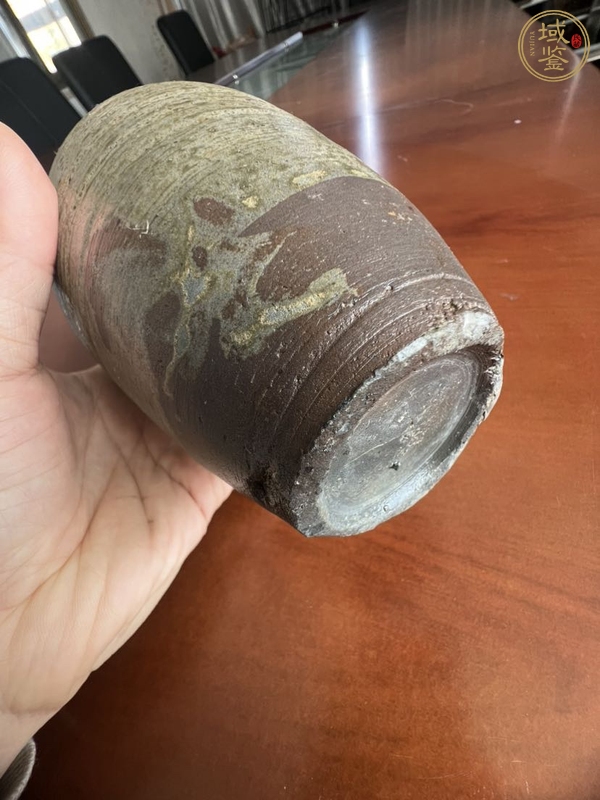 古玩陶瓷越窯青瓷雙系罐真品鑒賞圖