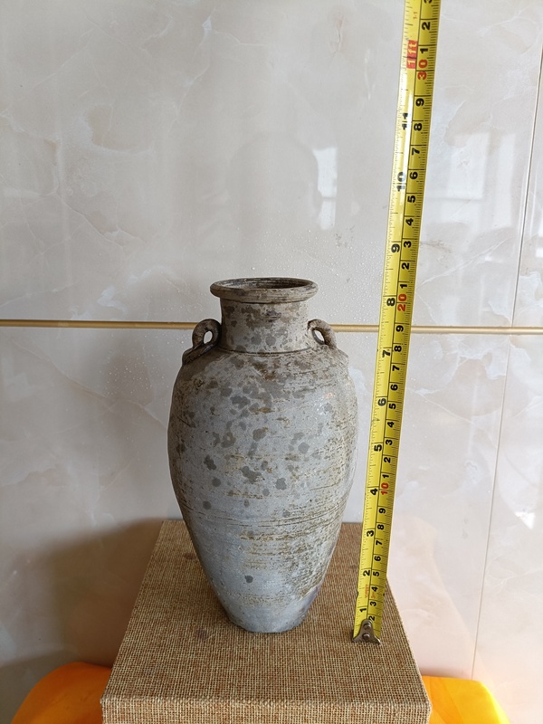 古玩陶瓷北宋越窯青瓷雙系罐拍賣，當前價格598元