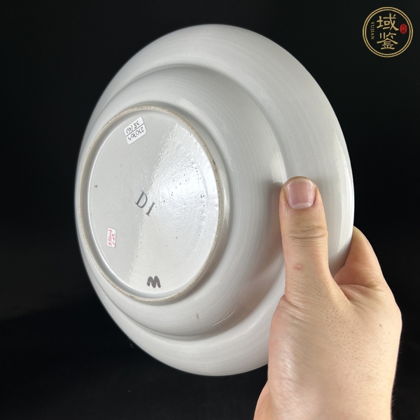 古玩陶瓷廣彩盤真品鑒賞圖