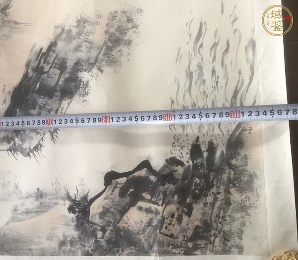 古玩字畫亞明山水真品鑒賞圖
