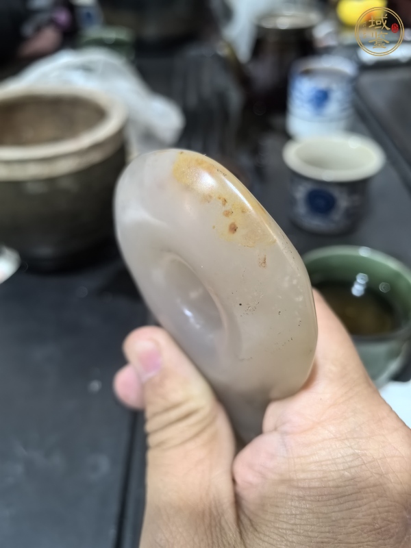 古玩玉器做舊仿古“雙聯(lián)玉璧”真品鑒賞圖