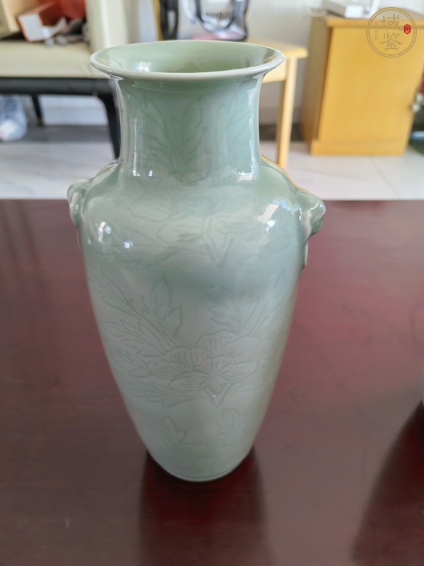 古玩陶瓷青釉瓶真品鑒賞圖