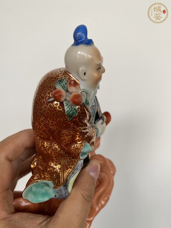 古玩陶瓷東方朔塑像真品鑒賞圖