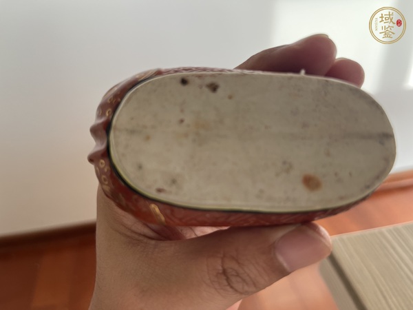 古玩陶瓷粉彩鞋真品鑒賞圖