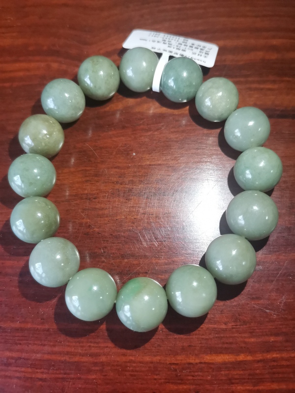古玩玉器翡翠珠串拍賣，當前價格160元