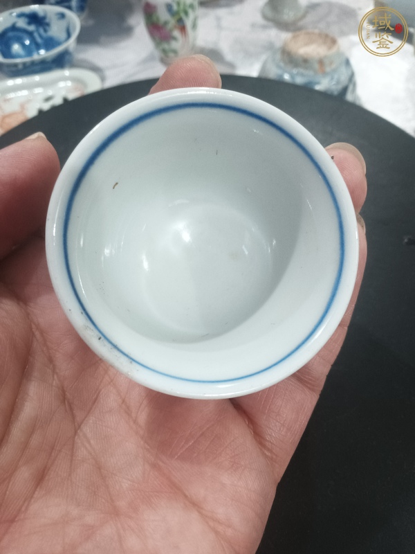 古玩陶瓷青花杯真品鑒賞圖