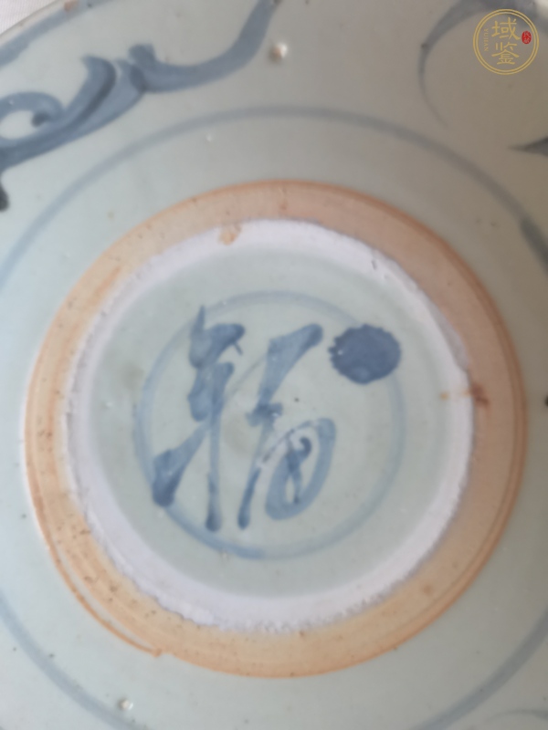 古玩陶瓷青花花卉紋盤(pán)真品鑒賞圖