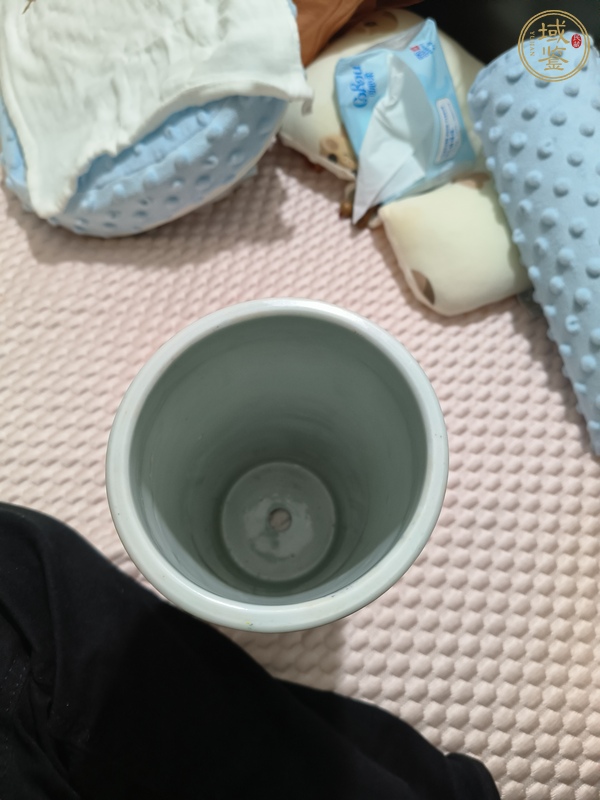古玩五彩龍紋帽筒真品鑒賞圖