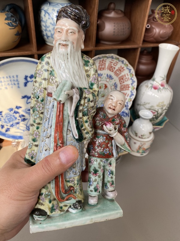 古玩陶瓷人物塑像真品鑒賞圖