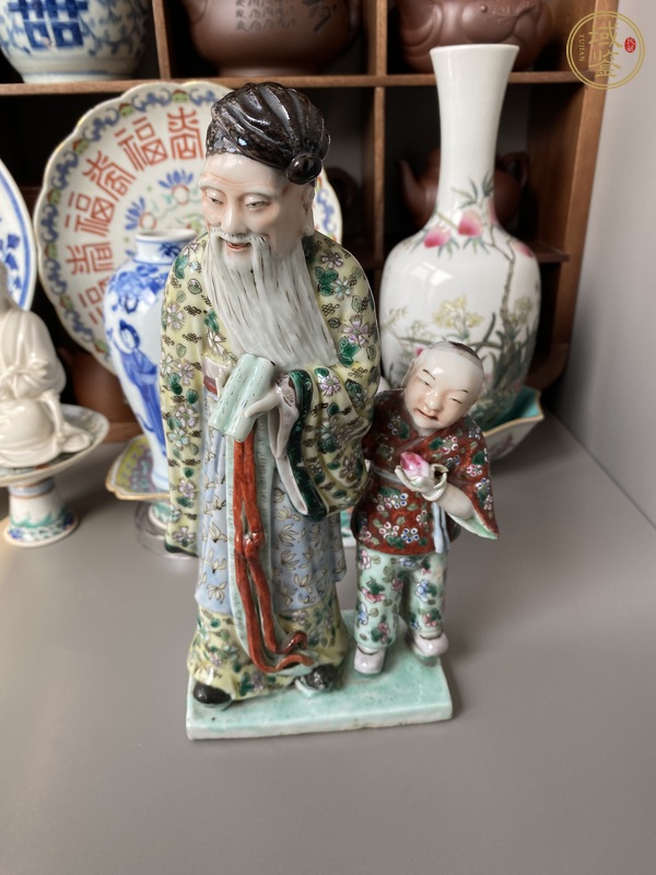 古玩陶瓷人物塑像真品鑒賞圖